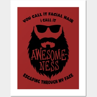 Awesome beard Posters and Art